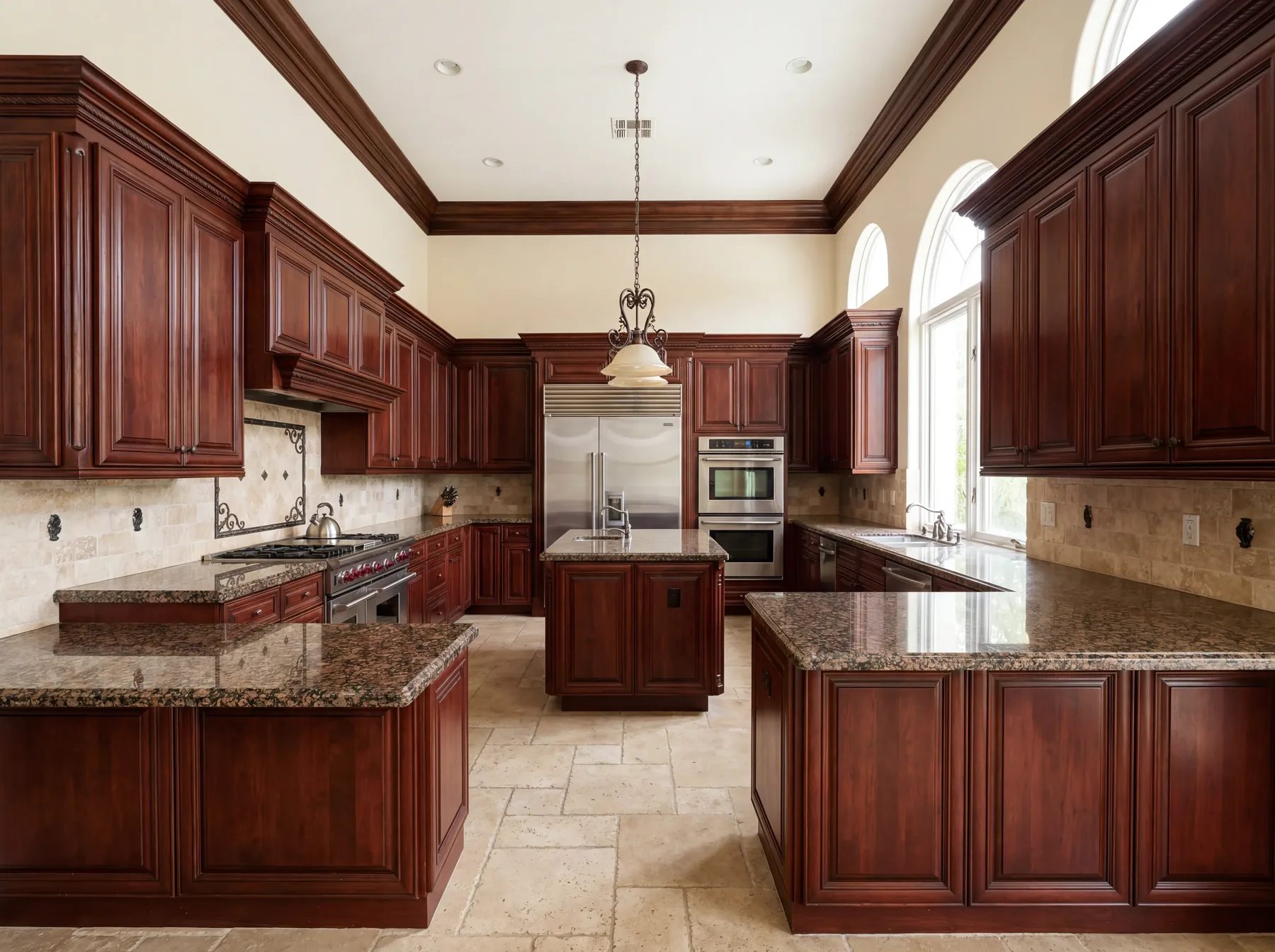 Dated luxury kitchen before remodel